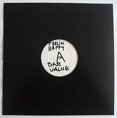 BASS VALUE - FEELIN HAPPY 12" VINYL 1992 W/L 3 BEAT MUSIC 3BTT004 *VG* - Image 1 of 4