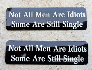 Men Single! 2 Pcs.Aufkleber Decals Stickers USA Helmaufkleber Öltank - Picture 1 of 1