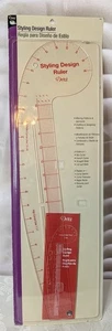 Dritz Styling Design 4 Rulers In 1 French Curve Hip Alter Patterns Armhole Comma - Picture 1 of 5