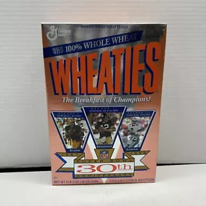 Caja de cereales Super Bowl 30 aniversario Wheaties sellada, nunca abierta - Imagen 1 de 4