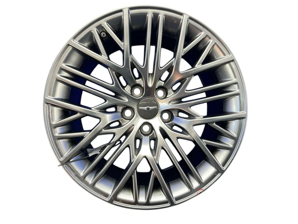 2020 2021 2022 GENESIS G90 19X9.5 EXPOSED 15 Y SPOKE WHEEL RIM *LIGHT CURB RASH* - Image 1 of 4