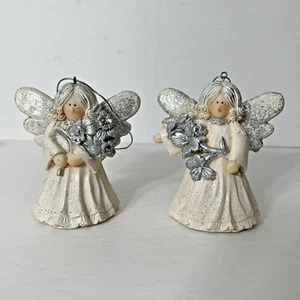 Silver Accents Angel Christmas Ornament Set - Picture 1 of 6