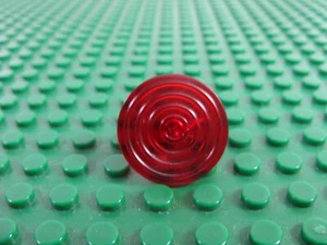 LEGO Trans-Red Shield Circular Ridged Face Space 6881 6951 6928 6971 #3876 COMO NUEVO - Imagen 1 de 2