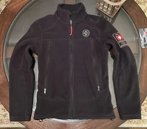 Ralph Lauren RLX Hombre Talla Mediana "Chamonix" Cremallera Completa Chaqueta Polar NEGRA - Imagen 1 de 12