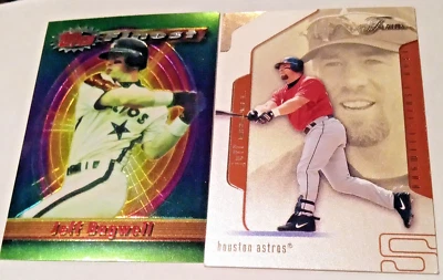 Jeff Bagwel1994 Topps Finest & 2002 Fleer Flair HOF Houston Astros - Изображение 1 из 4