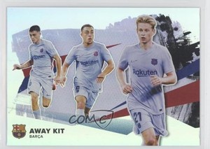 2021-22 Topps FC Barcelona Team Set Rainbow Foil /275 FC Barcelona Away Kit #48