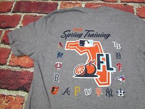 MLB Spring Training Shirt Mens S Gray Short Sleeve Crewneck 47' brand Baseball