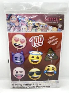 Accesorios para fotos de fiesta emoji ~ 8 unidades ~ cumpleaños, fiestas, etc. - Imagen 1 de 2