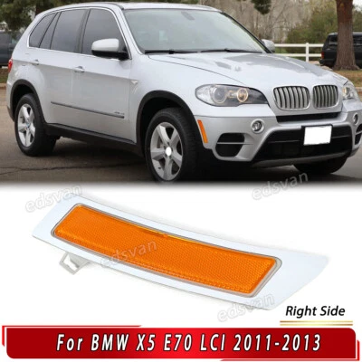 Lámpara reflectora de luz de señalización lateral derecha para parachoques delantero para BMW X5 E70 2011-2013 Foto 1 de 4