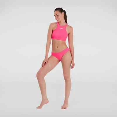 Speedo Women's Volley Bikini Swimsuit Swimming Costume Pink Swimwear BNWT - Image 1 of 4