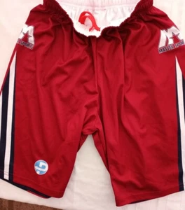 Youth elastic waist Basketball Shorts Sz Youth XL. 5M reversible Red, B & W - Picture 1 of 8
