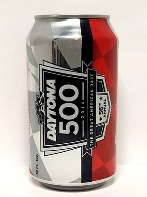 BUDWEISER - 12 oz Beer Can #664292 - 2014 56th Annual DAYTONA 500 - NASCAR - Image 1 of 4