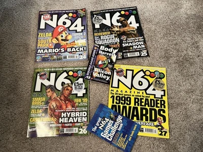 N64 MAGAZINE ISSUES 24 - 27 PLUS  FREE BOOKS  LOOK! - Image 1 of 4