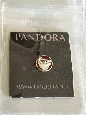 Authentic Pandora 🌟 Mini Floating Locket Enamel Santa 🌟 S925 ALE - Image 1 of 4