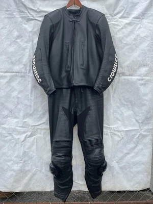 Crowtree Two Piece Motorcycle Leathers. Size 46UK/56EU. - Image 1 of 2