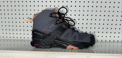 Salomon X Ultra 4 Mid GTX Womens Waterproof Hiking Trail Boots Size 8 Gray Black - Image 1 of 4