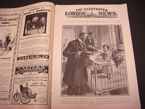 The Illustrated London News, 21. März 1914, Besuch Seiner Majestät St. Thomas, selten - Bild 1 von 4