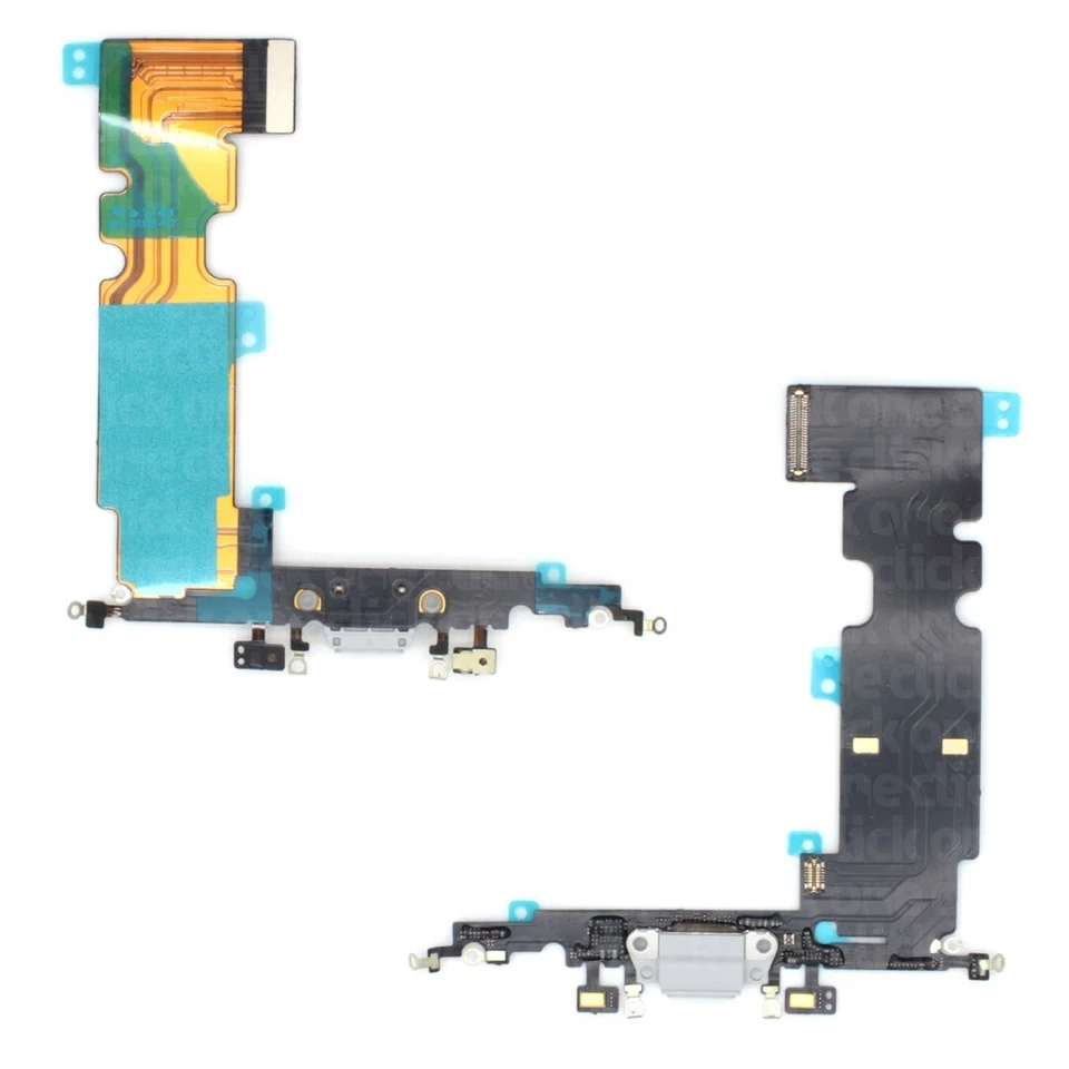 Puerto de base de carga USB y cable flexible de micrófono para Apple iPhone 8 Plus PLATEADO Foto 1 de 1