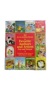 12 Little Golden Books Set by Favorite Authors and Artists, NEW Factory Sealed - Picture 1 of 1