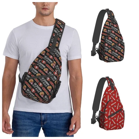 San Francisco 49ers Cross Chest Bag Diagonally Shoulder Pack Travel Backpack Cover