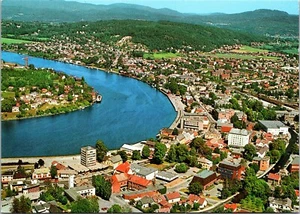 Postal de Noruega Aerial View Porsgrunn - Imagen 1 de 2