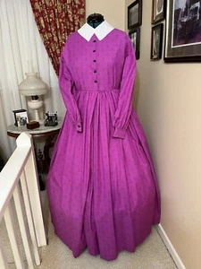 Civil War Reenactment Ladies Work Dress Size 16 - Picture 1 of 3
