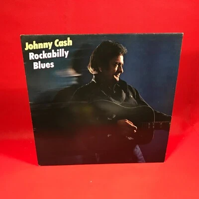 JOHNNY CASH Rockabilly Blues 1980 vinyl LP Nick Lowe John Prine Billy Joe Shaver - Image 1 of 4