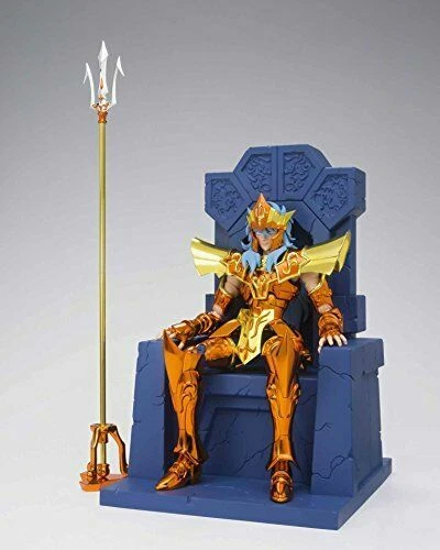 Bandai Saint Seiya Myth Cloth Ex - Emperor Poseidon Imperial Throne Figurine Set