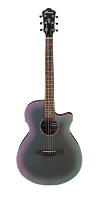 Ibanez chitarra acustica elettrificata AEG50-BAM Black Aurora Burst Matte 4/4 - Immagine 1 di 4