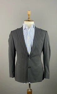 Blazer Abrigo Deportivo Hombre JUST CAVALLI Negro Rayas Dos Botones Talla 50 - Imagen 1 de 12