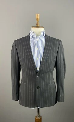 Blazer Abrigo Deportivo Hombre JUST CAVALLI Negro Rayas Dos Botones Talla 50 Foto 1 de 4