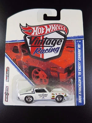Camaro RS de Dave Strickler 1970 de carreras vintage de Hot Wheels Foto 1 de 2