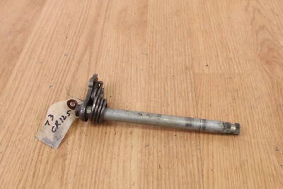 1973 HONDA CR 125 Elsinore Shift Shaft w/ Return Spring - Image 1 of 4