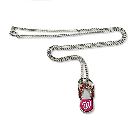 Washington Nationals Flip Flop Necklace Cover