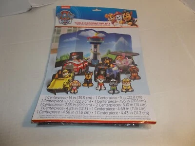 PAW PATROL Adventures TABLE DECORATING KIT (11pc) ~Birthday Party Supplies Decor - Image 1 of 3