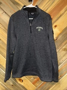 Charles River Apparel Men’s Dartmouth Gray Quarter-Zip Sweatshirt Size M - Picture 1 of 5