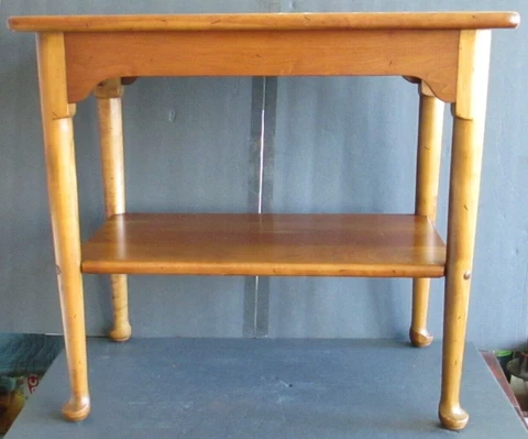 STICKLEY CHERRY LAMP END TABLE QUEEN ANNE MODEL 420 LEOPOLD 1969 MID CENTURY Cover