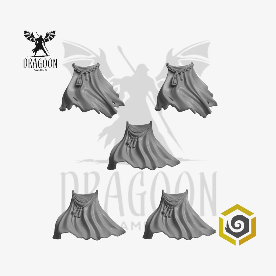 GREYTIDE STUDIOS Crimson Lords Terminator Cloaks. Conversion Bits For Prime 28mm Sci-fi Marines