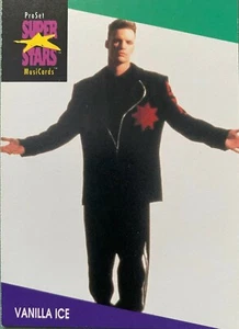 Vanilla Ice, Pro Set Super Stars MusiCard (Card #142). - Picture 1 of 2