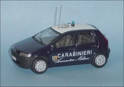 Fiat Punto Sx Aeronautica Militare 1999 Deagostini 1:43 Carabinieri - Image 1 of 2