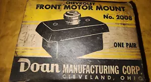 FRONT Motor Mounts for 1935-1948 Chevrolet; DOAN # 2008; Set of 2 Mounts - Bild 1 von 2