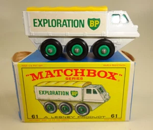Matchbox RW 61B Alvis Stalwart weiß "B" geriffelter Boden top in "E" Box - Bild 1 von 7