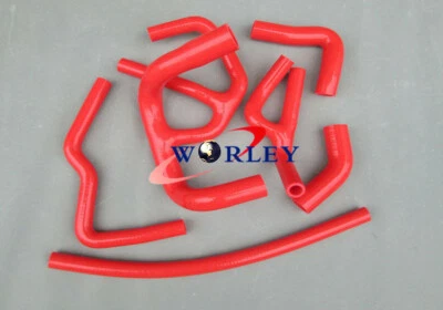 FOR ROVER MINI COOPER 1.3L SILICONE RADIATOR COOLANT HOSE TUBE PIPE 90-96 RED - Image 1 of 4