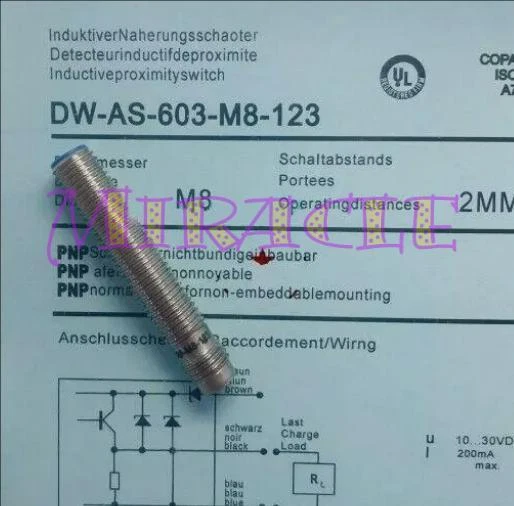 1 PIEZA NUEVO Se adapta a interruptor de proximidad CONTRINEX DW-AS-603-M8-123 Foto 1 de 1