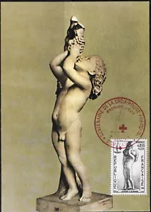 FRANCIA 1963 CENTENARIO DE LA CRUZ ROJA/CROIS ROUGE POSTAL FDC - Imagen 1 de 3