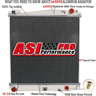 2-ROW ALUMINUM RADIATOR FITS 2003 2004 2005 LINCOLN AVIATOR 4.6L V8 CU2603 |new Foto 1 de 4