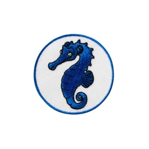 SEEPFERDCHEN - Aufnäher / Aufbügler / Iron On Patch / Applikation #9877 - Bild 1 von 1