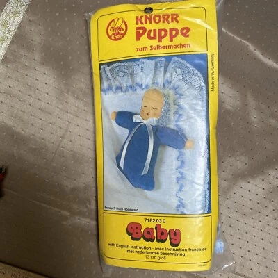 Knorr Puppe zum Selbermachen , Gebraucht Aber Nicht Benutzt, Original Verpackt - Bild 1 von 2