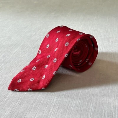 Традиционный шелковый широкий мужской галстук Brooks Brothers Makers W:3,5 дюйма от L:60,5 дюйма - Изображение 1 из 4