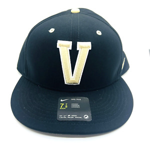 Nike True Vanderbilt Commodores  Baseball Fitted Hat Cap Size  7 7/8
